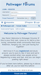 Mobile Screenshot of forums.poliwager.net