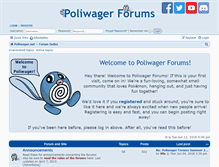Tablet Screenshot of forums.poliwager.net